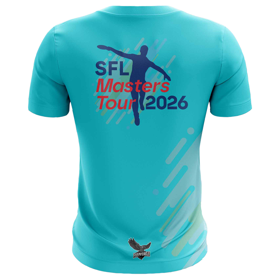 SFL Masters Tour 2026 - Crewneck Electric Lagoon