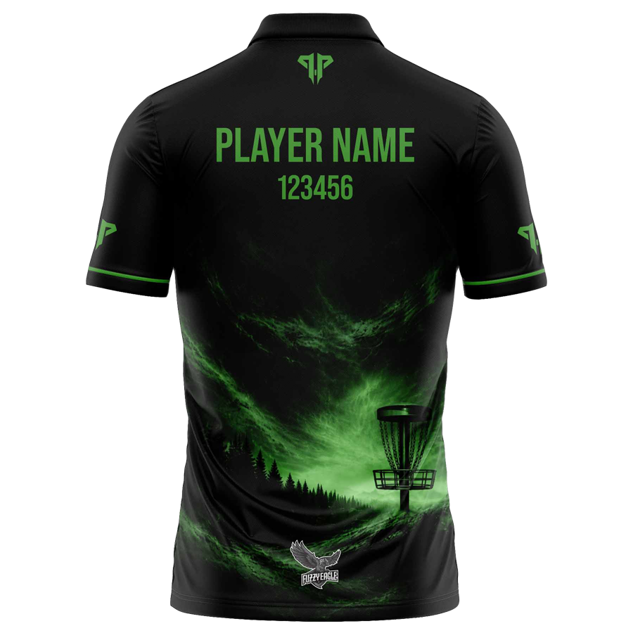 Disc Golf Shirt - Polo Aurora Green