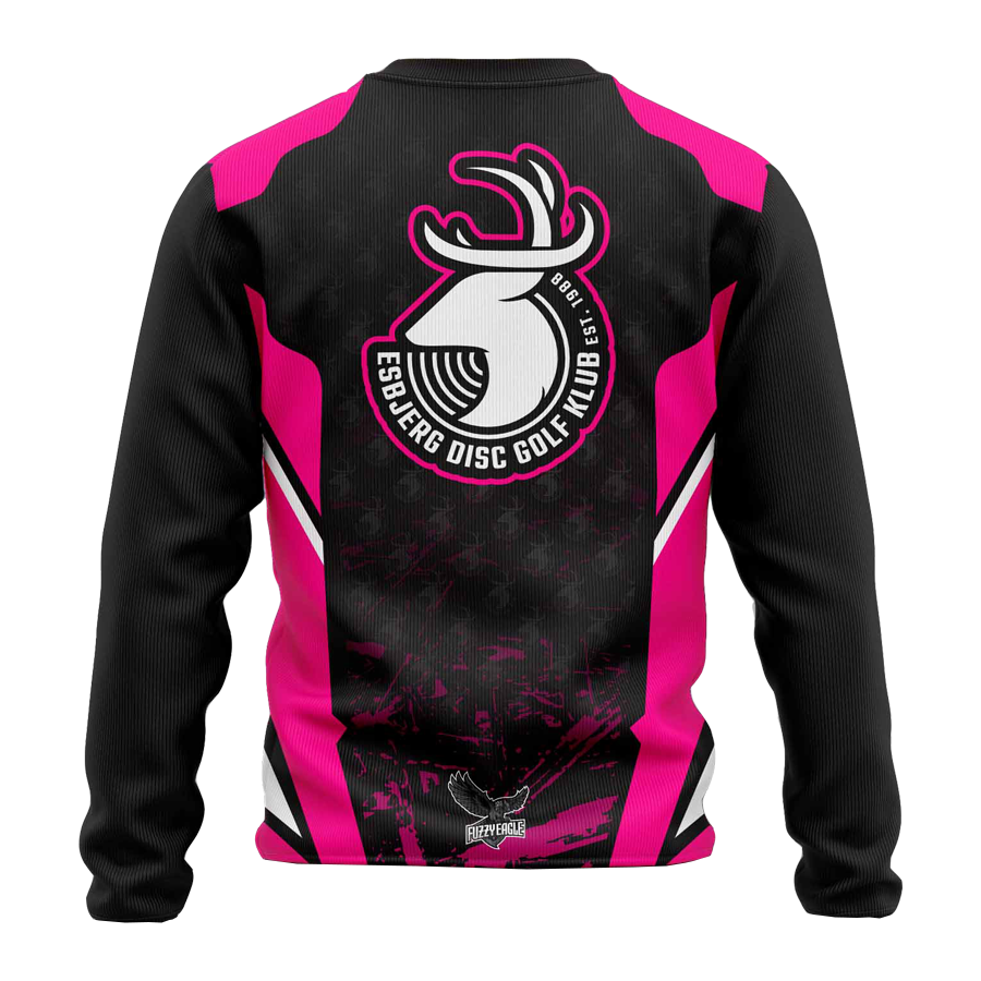 Disc Golf Shirt – Long Sleeve Pink