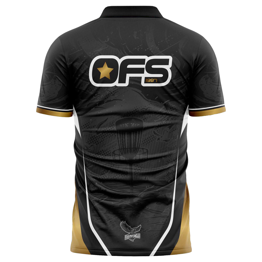 Disc Golf Shirt - Polo Black