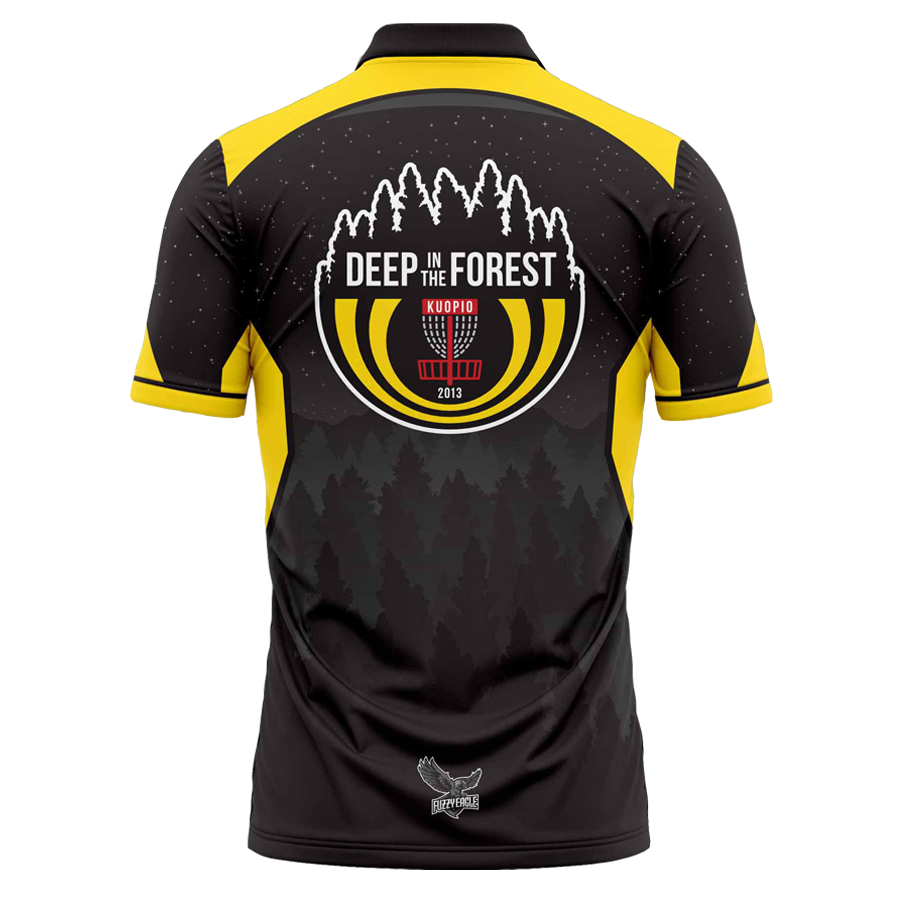 Disc Golf Shirt - Polo Black