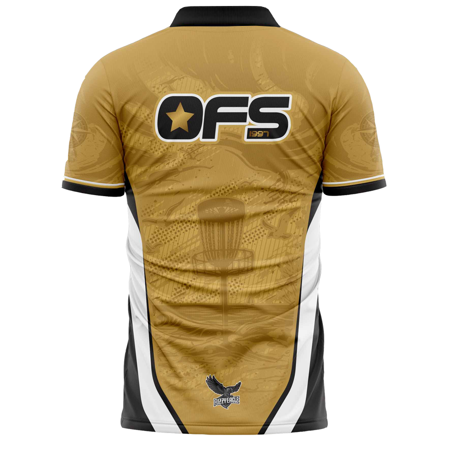 Disc Golf Shirt - Polo Gold