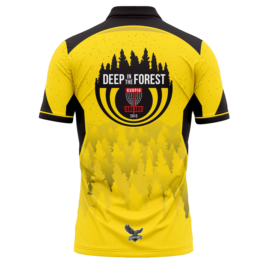 Disc Golf Shirt - Polo Yellow