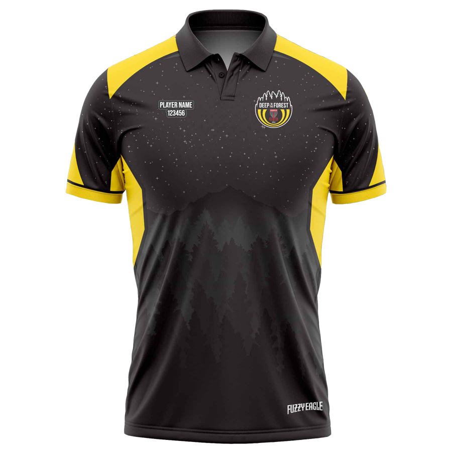 Disc Golf Shirt - Polo Black