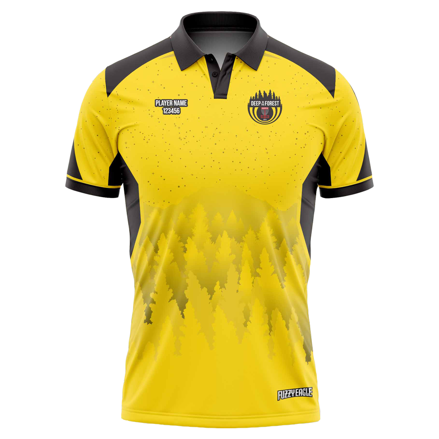 Disc Golf Shirt - Polo Yellow