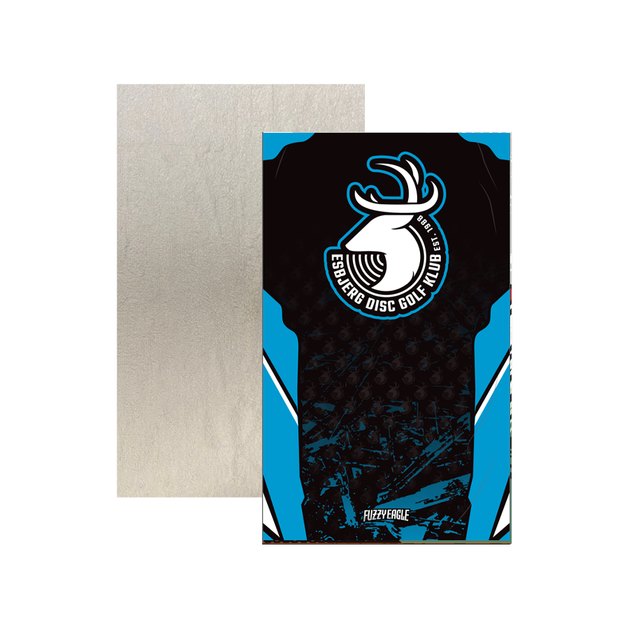 Disc Golf Accessories – Towel 30x50cm Blue