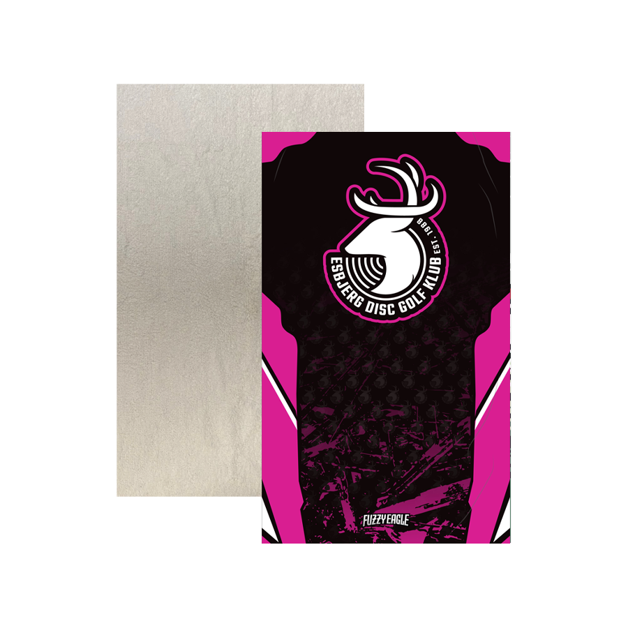 Disc Golf Accessories – Towel 30x50cm Pink