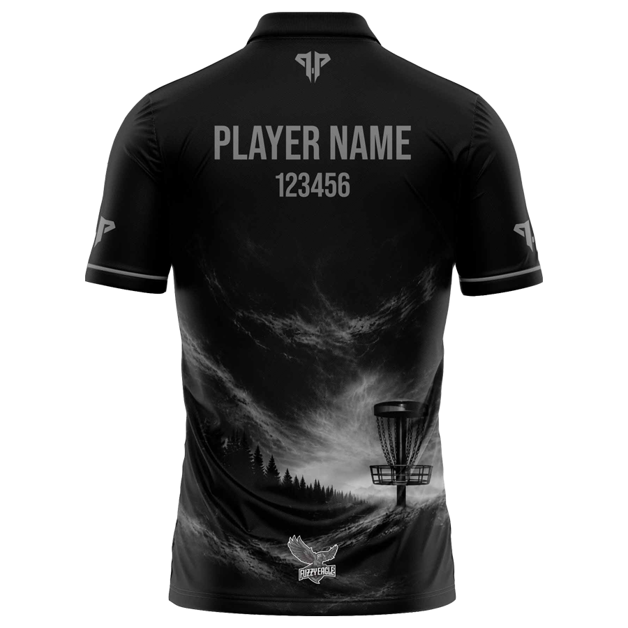 Disc Golf Shirt - Polo Phantom Black