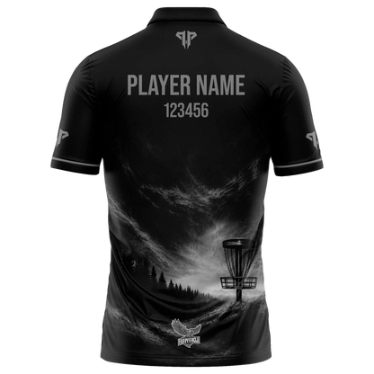 Disc Golf Shirt - Polo Phantom Black