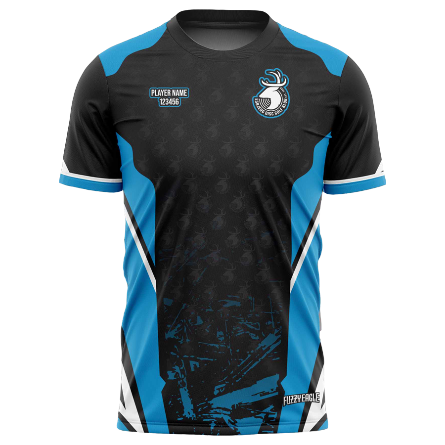 Disc Golf Shirt - Crewneck Blue