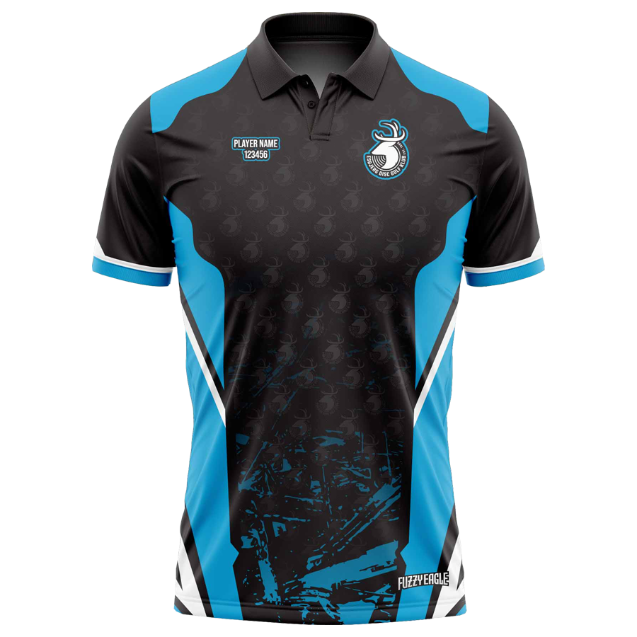 Disc Golf Shirt - Polo Blue