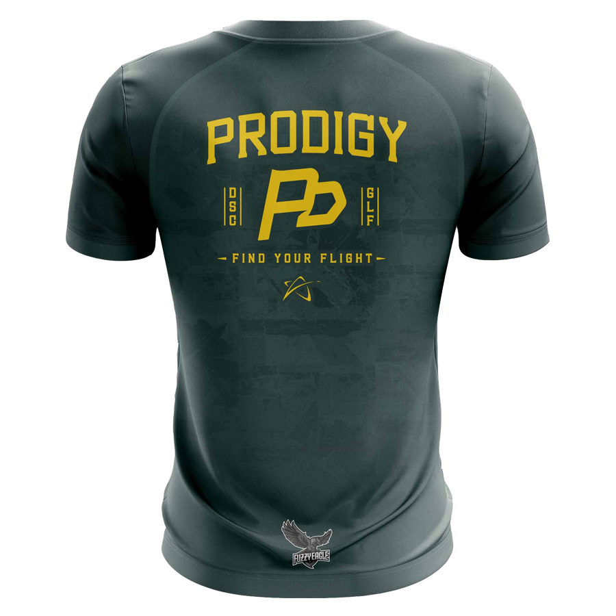 Disc Golf Shirt - Crewneck Dark Green