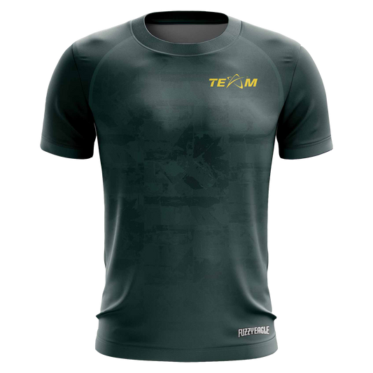 Disc Golf Shirt - Crewneck Dark Green