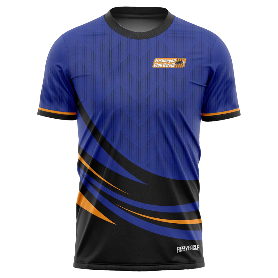 Disc Golf Shirt - Crewneck Blue