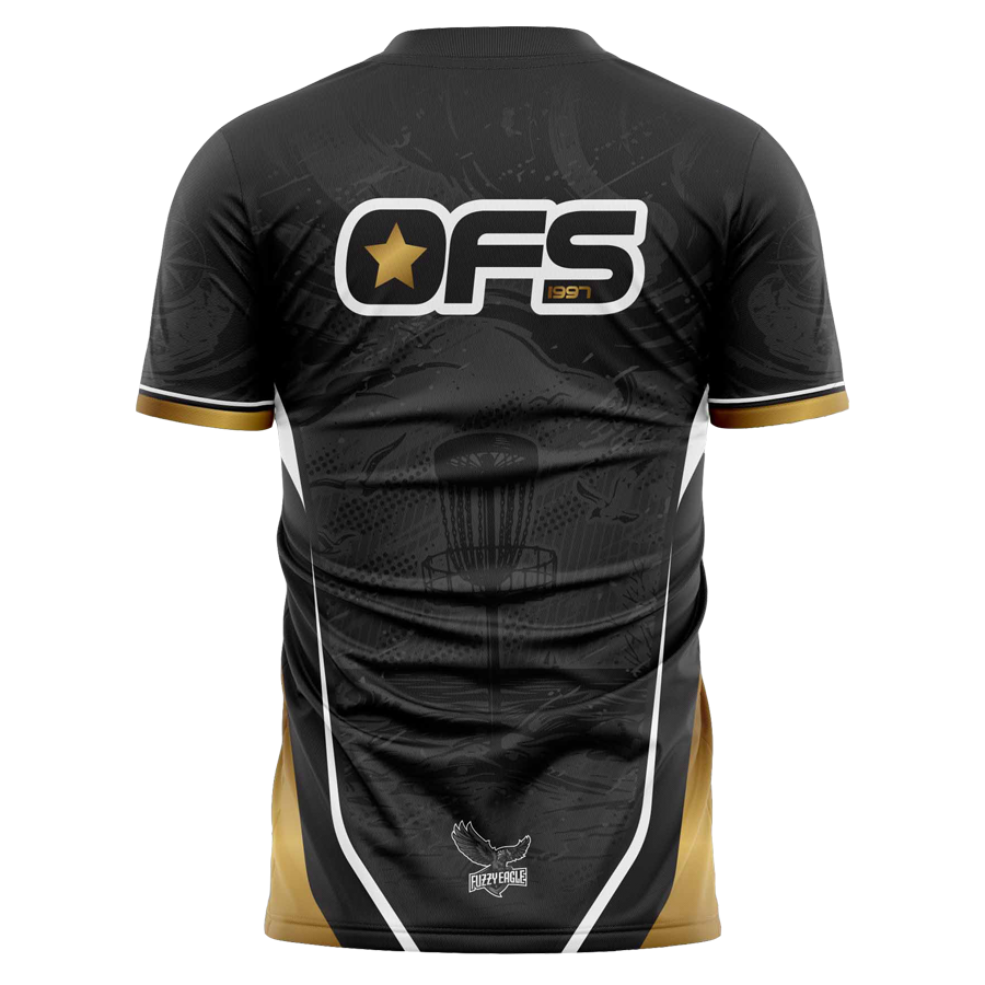 Disc Golf Shirt - Crewneck Black