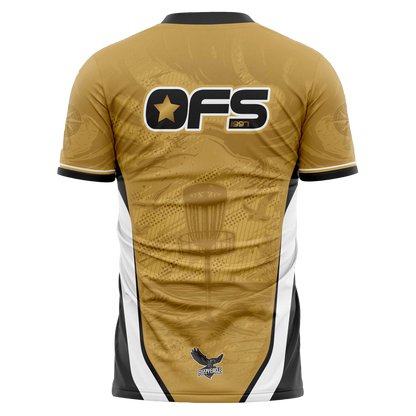 Disc Golf Shirt - Crewneck Gold