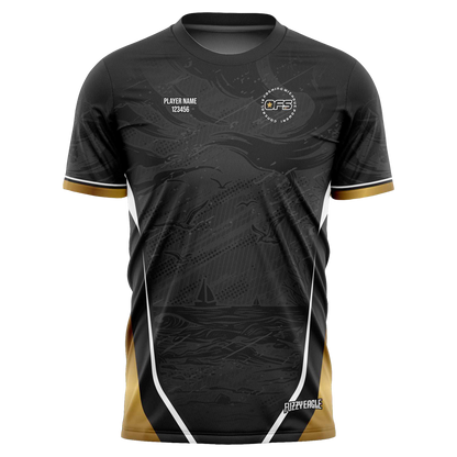 Disc Golf Shirt - Crewneck Black
