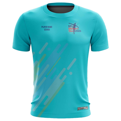 SFL Masters Tour 2026 - Crewneck Electric Lagoon