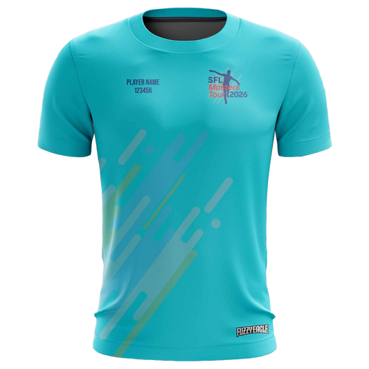 SFL Masters Tour 2026 - Crewneck Electric Lagoon