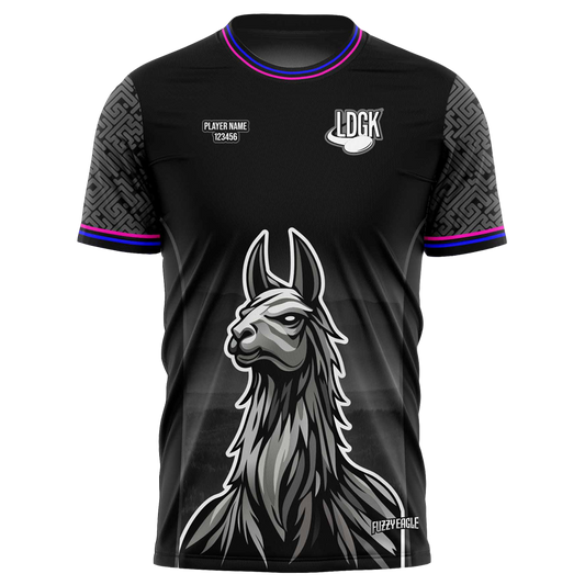 Disc Golf Shirt - Crewneck (Llama)