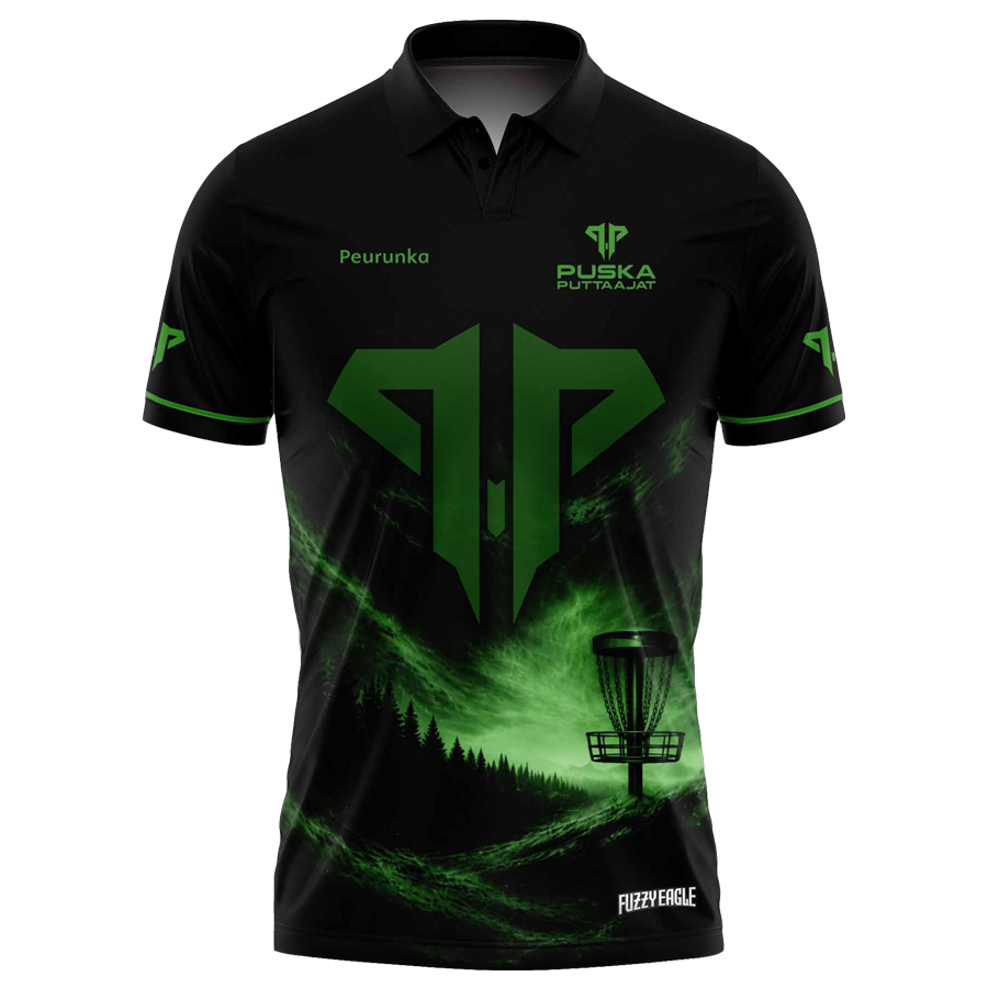 Disc Golf Shirt - Polo Aurora Green