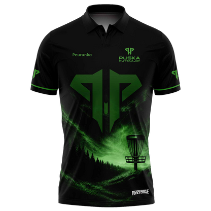 Disc Golf Shirt - Polo Aurora Green