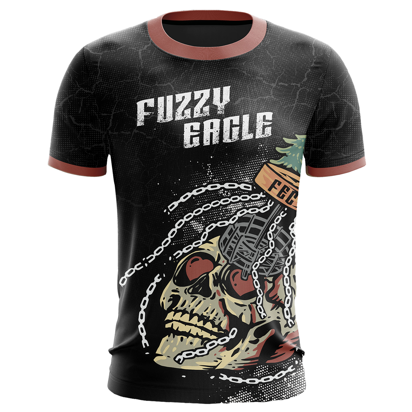 Fuzzy Eagle - Heart Eyed Skull