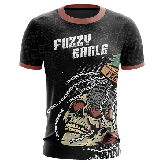 Fuzzy Eagle - Heart Eyed Skull