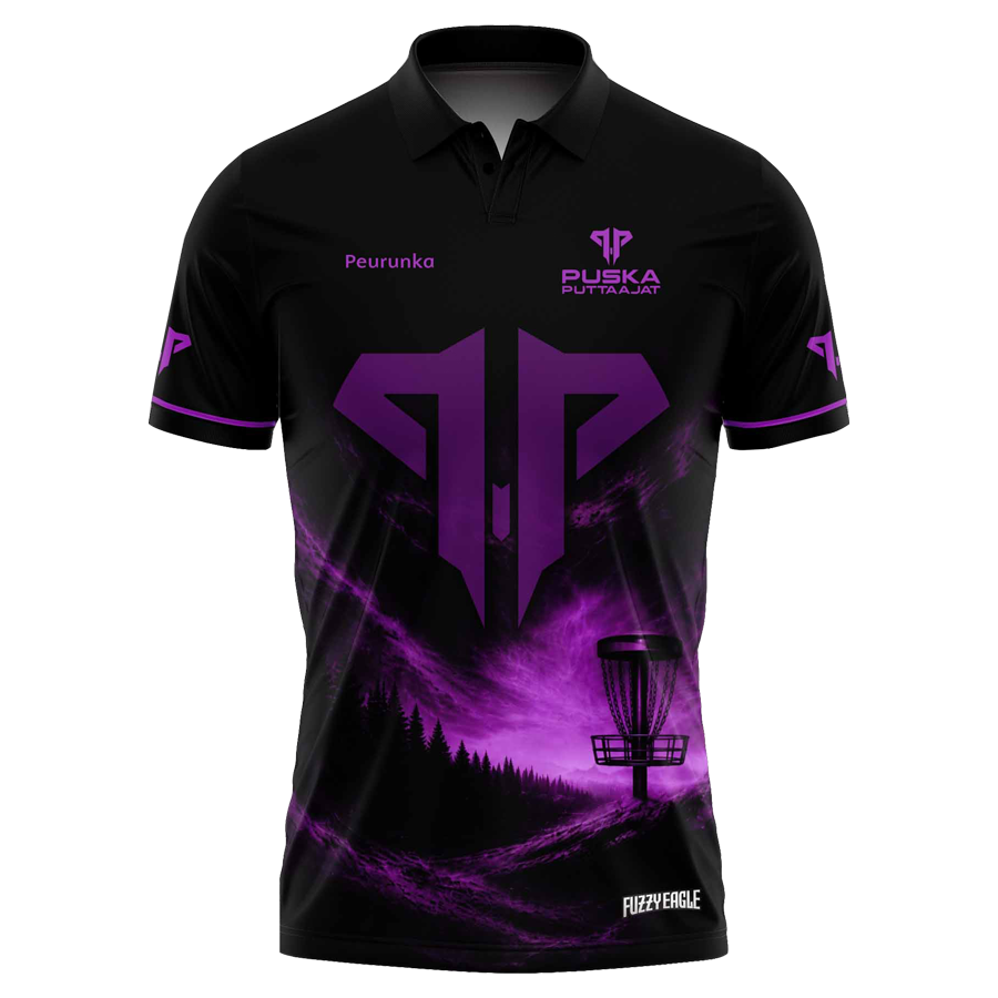 Disc Golf Shirt - Polo Purple Storm