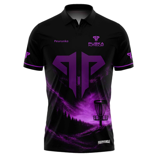 Disc Golf Shirt - Polo Purple Storm