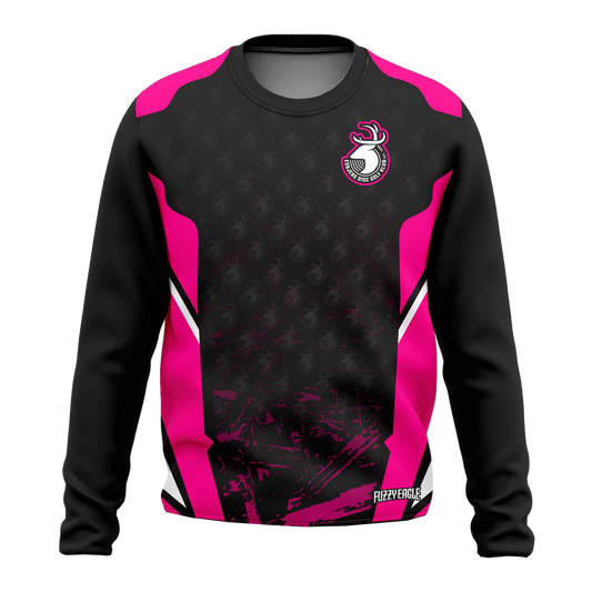 Disc Golf Shirt – Long Sleeve Pink