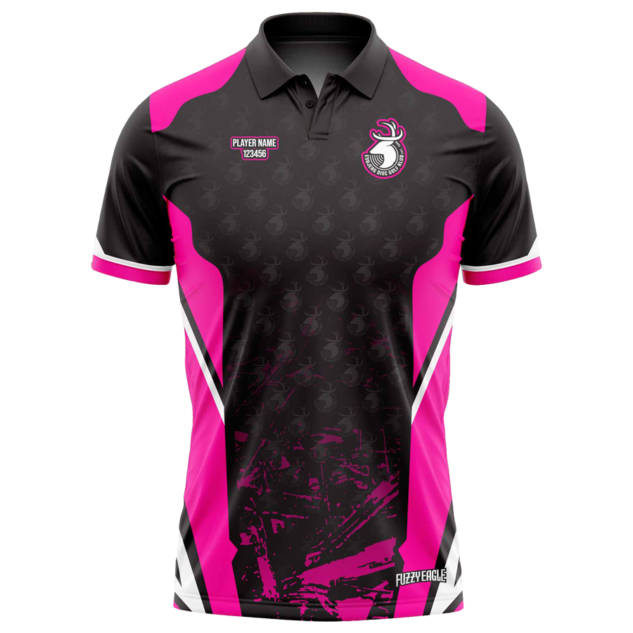 Disc Golf Shirt - Polo Pink