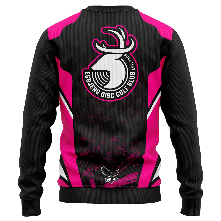 Disc Golf Shirt – Sweatshirt Pink