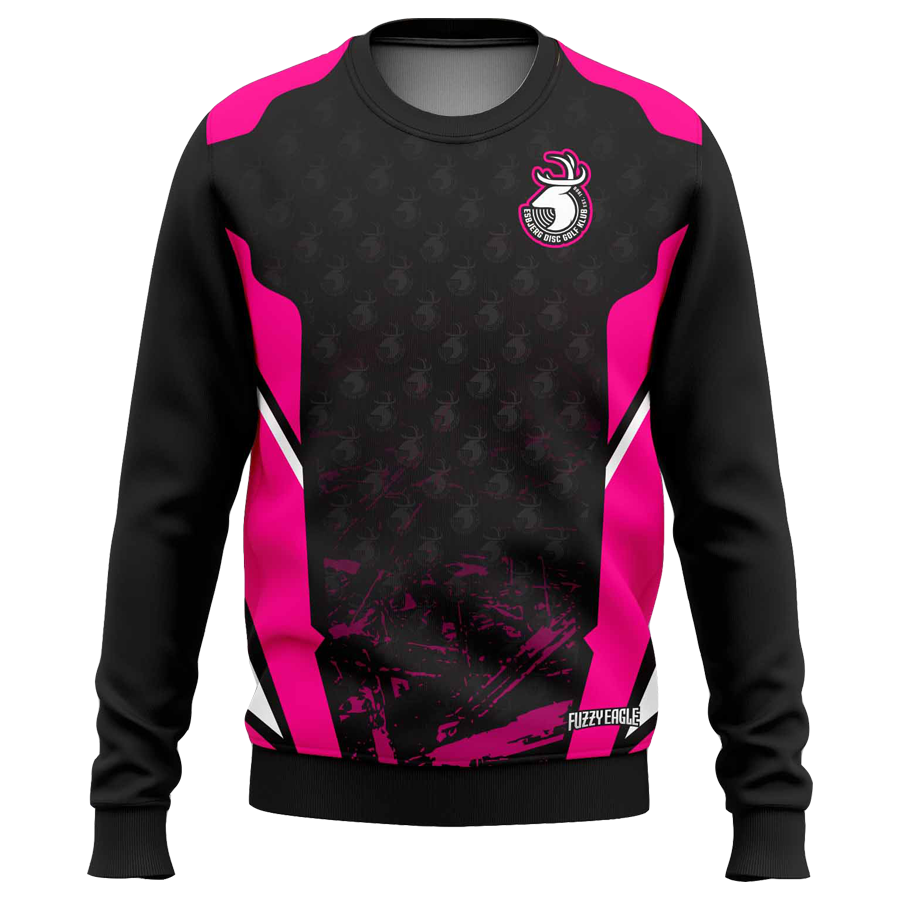 Disc Golf Shirt – Sweatshirt Pink