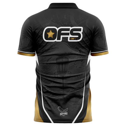 Disc Golf Shirt - Polo Black