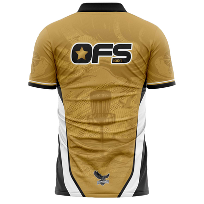 Disc Golf Shirt - Polo Gold