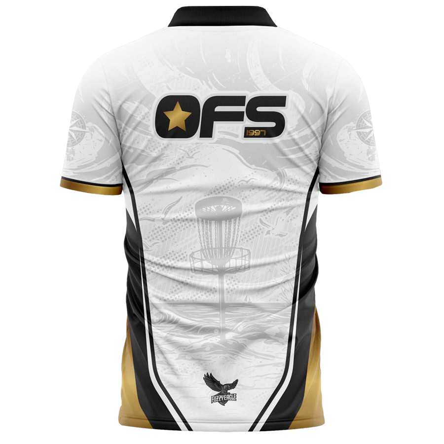 Disc Golf Shirt - Polo White