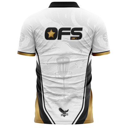 Disc Golf Shirt - Polo White