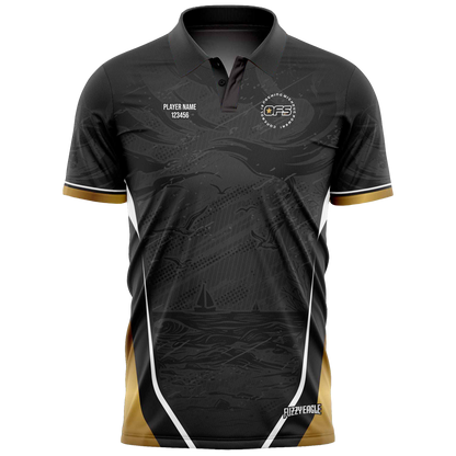 Disc Golf Shirt - Polo Black