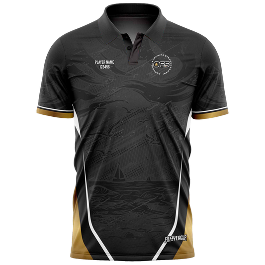 Disc Golf Shirt - Polo Black