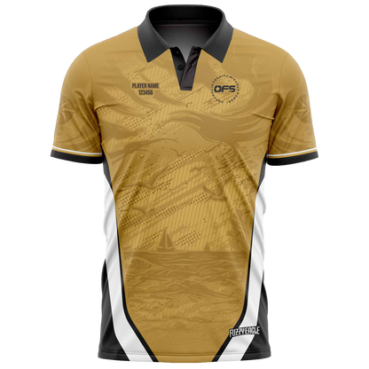 Disc Golf Shirt - Polo Gold