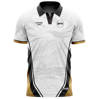 Disc Golf Shirt - Polo White