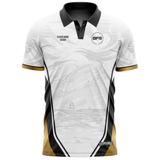 Disc Golf Shirt - Polo White