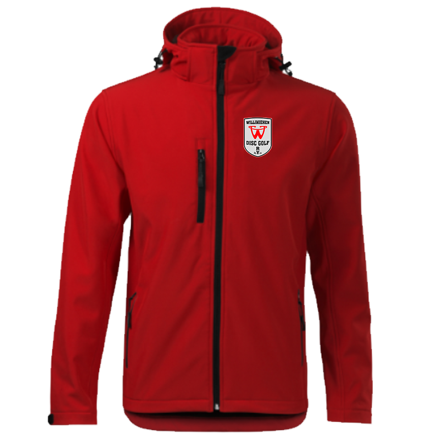 Disc Golf Jacket - Softshell Performance Red