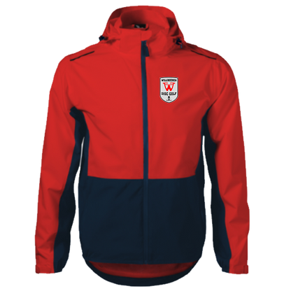 Disc Golf Jacket - Windproof Rainbow Red