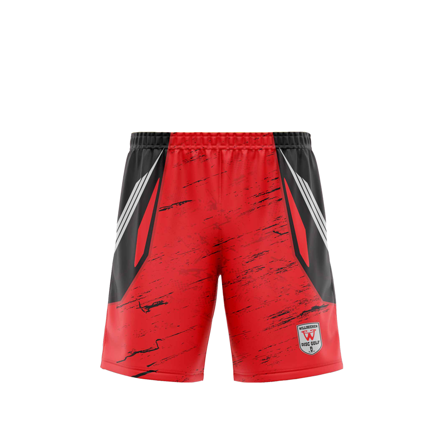 Disc Golf Pants - Training Shorts Red