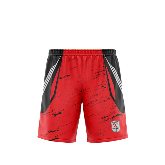 Disc Golf Pants - Training Shorts Red